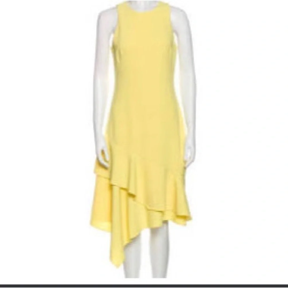 NWOT Theia Yellow Dress Size 2